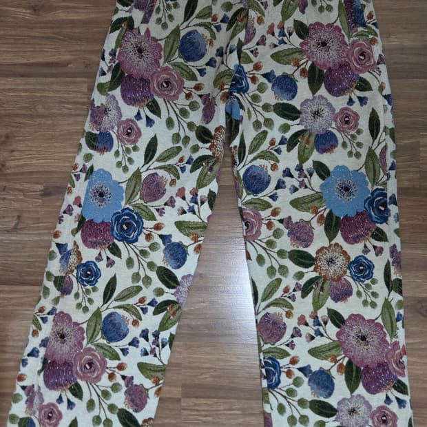 앤더슨벨 플라워패턴 자카드 팬츠