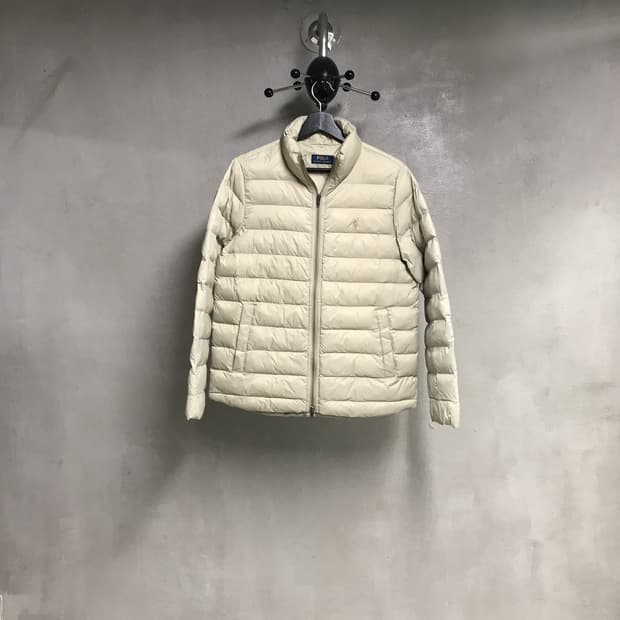 폴로 랄프로렌 QR 경량 패딩 베이지 M(W)