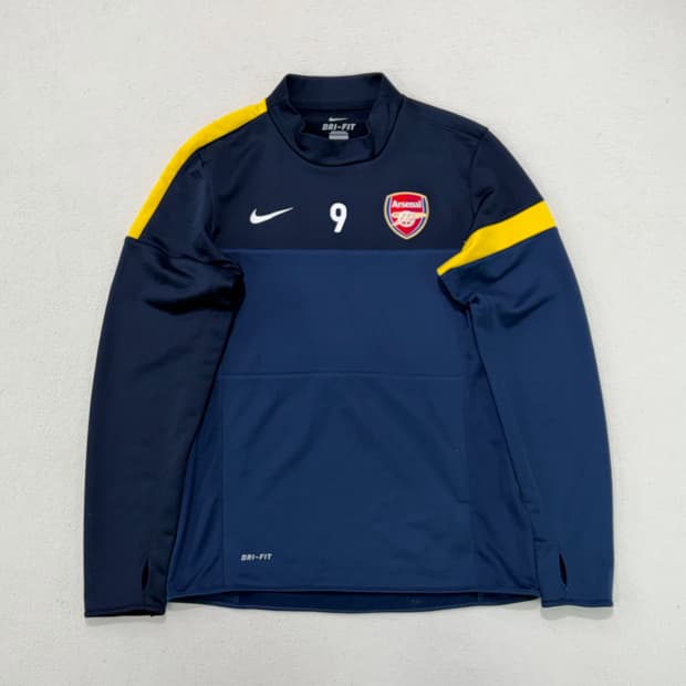 나이키 12-13 아스날 축구 유니폼 져지 쉘탑 트레이닝 탑 95