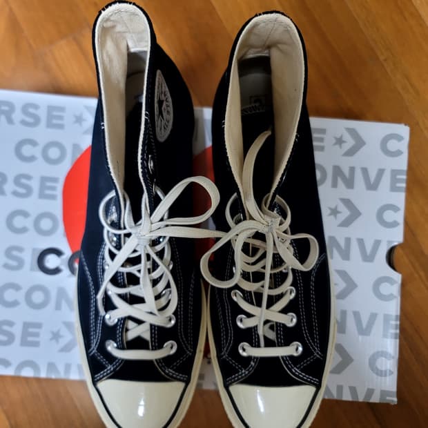 컨버스 척 70 하이 블랙 295사이즈