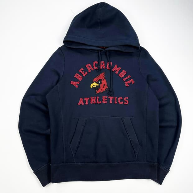 아베크롬비 og y2k 헤비코튼 후드티 네이비 M