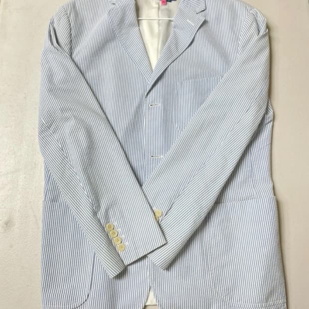 폴로 시어서커 자켓