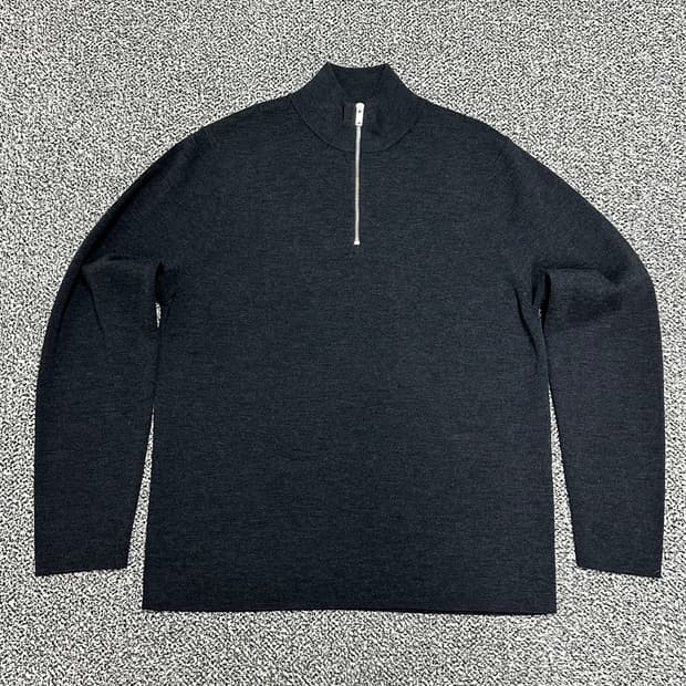 산드로옴므 최신형 반집업 니트