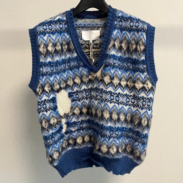 maison margiela 니트 조끼 