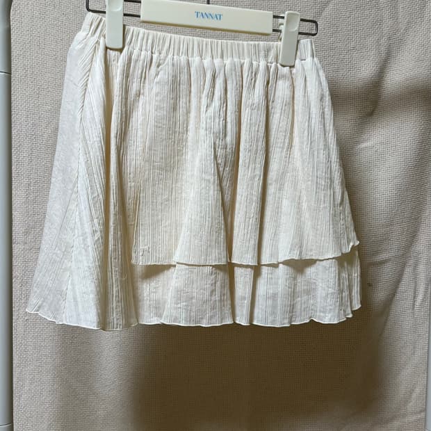 타낫 랩 미니스커트(크림)