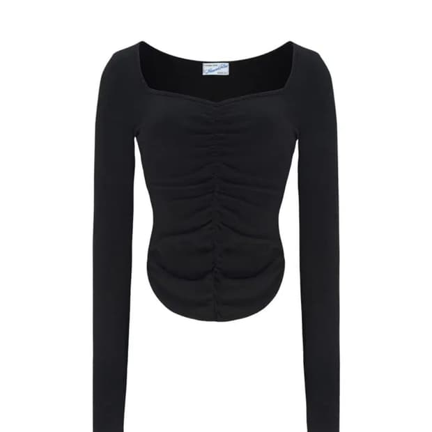 플리즈노팔로우 달린탑 블랙 팝니다