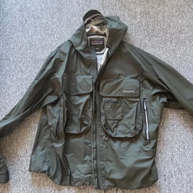 파타고니아 sst 피싱자켓 2xl 카키