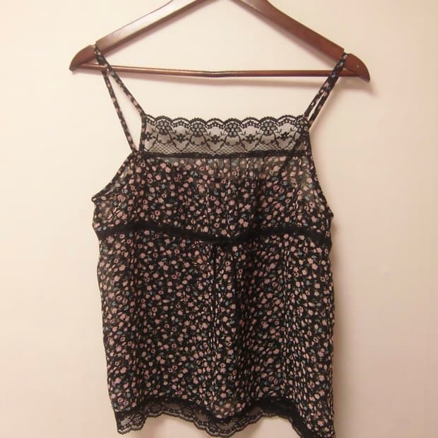 jpn vintage floral sleeveless