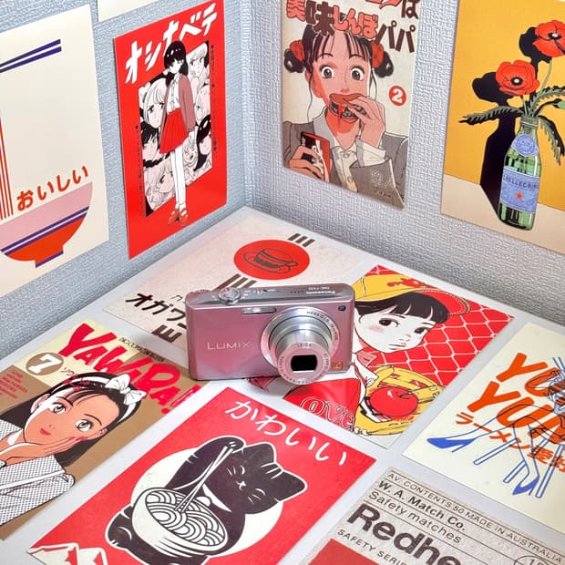 파나소닉 루믹스 FX33 핑크 빈티지디카