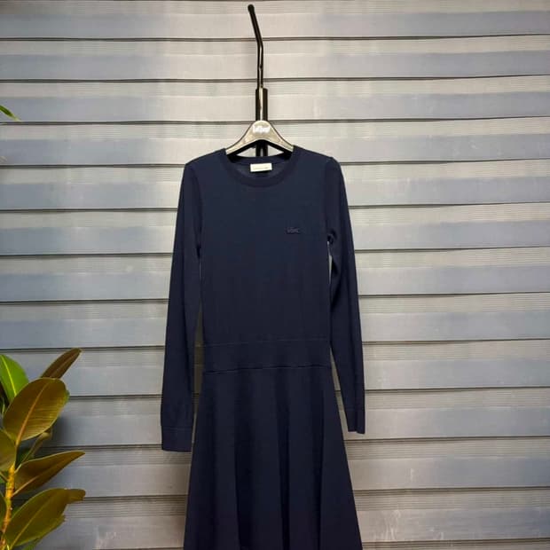 라코스테 네이비 원피스 34