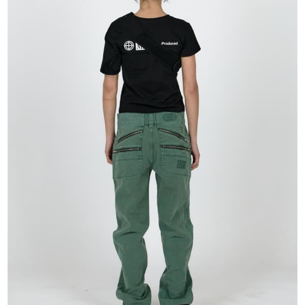 플라스틱프로덕트 MPa SPLIT POCKET PANTS 에메랄드 S