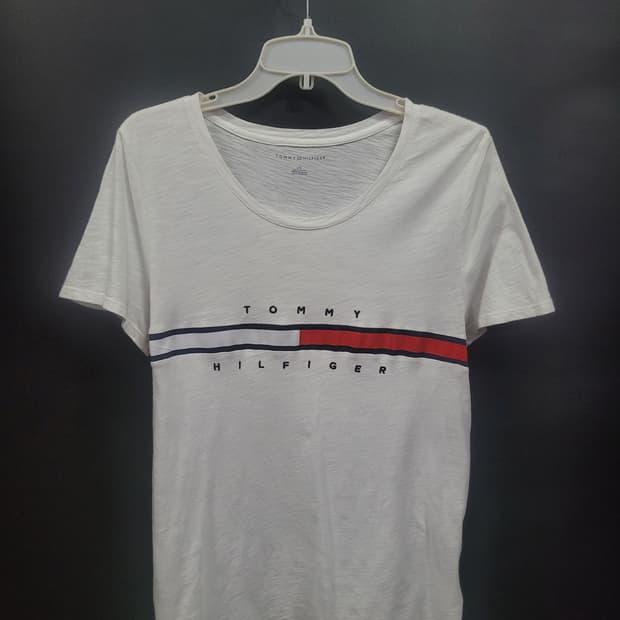 TOMMY HILFIGER 타미힐피거 아사면 셔츠