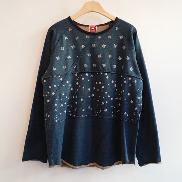 DRUG STORES 패치워크 롱슬리브