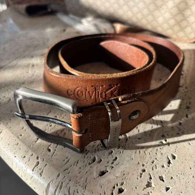 Vintage Calvin Klein Leather Belt