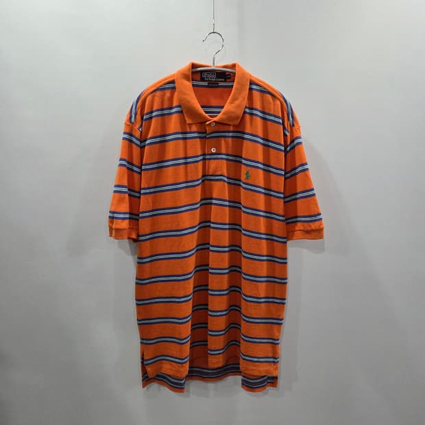 폴로랄프로렌 피케 카라 스트라이프 반팔티 100