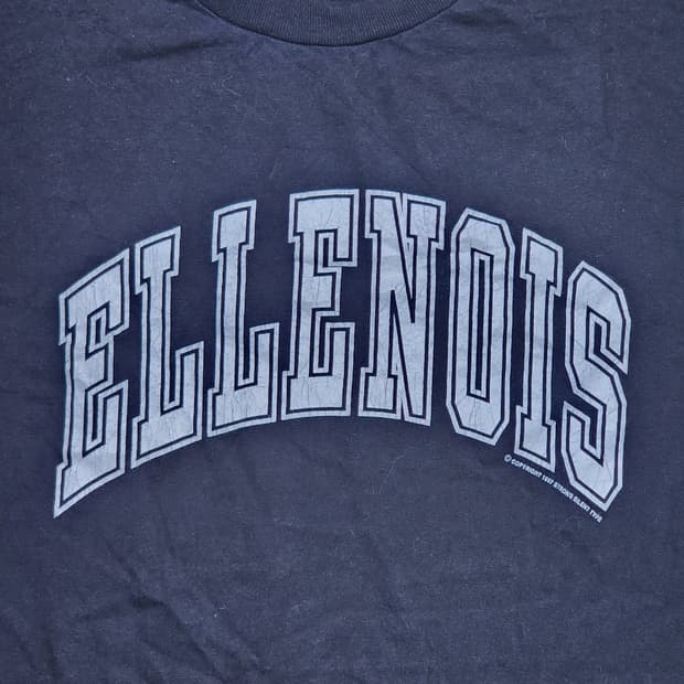 90s USA ELLENOIS 컬리지 티셔츠101