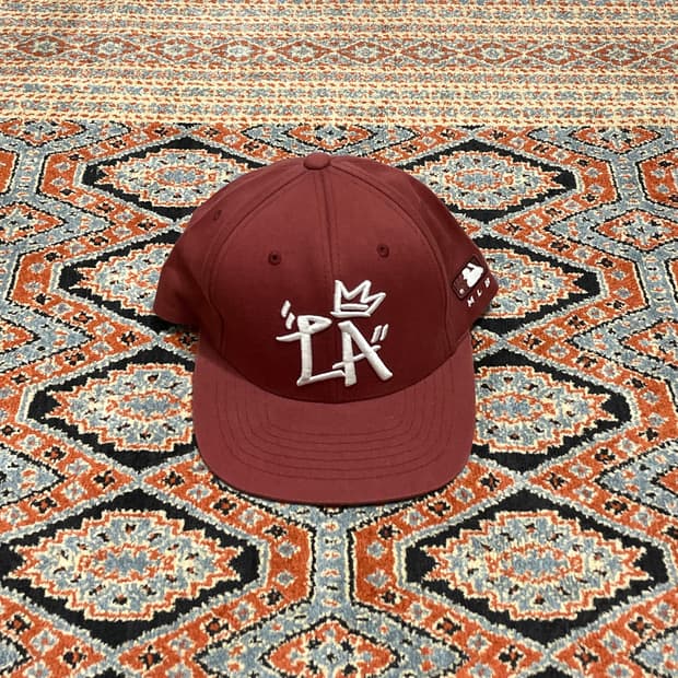  MLB LA로고 파스텔레드 스냅백 FREE