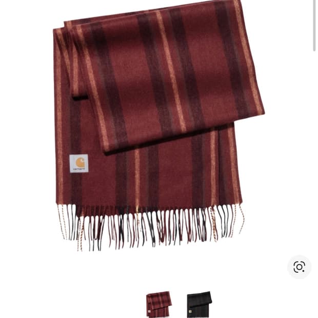 칼하트 WIP 오리건 스카프 보르도 스타코 스트라이프