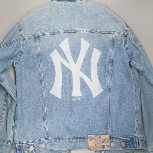 MLB NY 데님 자켓 L(100)