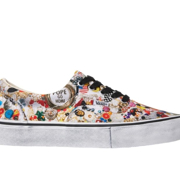 반스 x 슈프림 x 마이크 켈리 에라 화이트