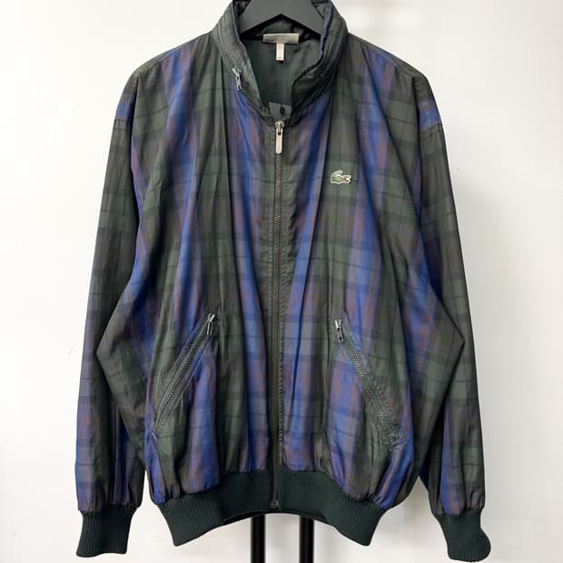 라코스테 90‘s 나일론 체크 자켓