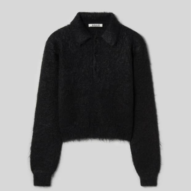 auralee Brushed Super Kid Mohair 모헤어 니트 