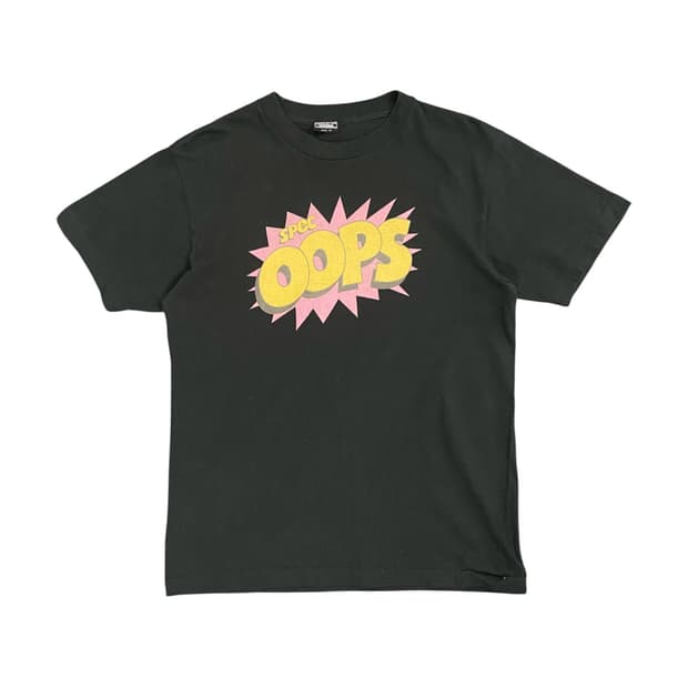 Japanese vtg oops 프린팅 반팔 티셔츠