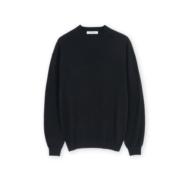 [4] 브라운야드 크루넥 니트 블랙