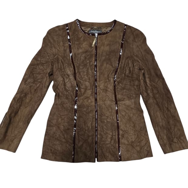 Ferragamo Real Leather Jacket – 이태리 여성용 