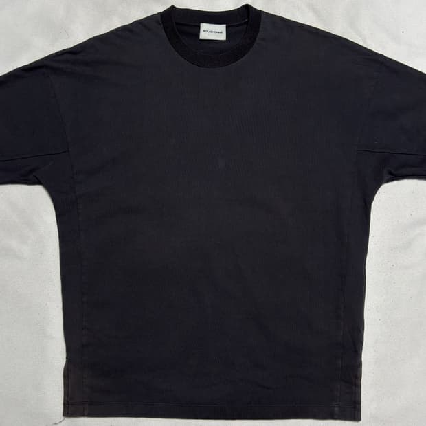 🫶🏻 솔리드옴므 블랙 무지 반팔티🫶🏻