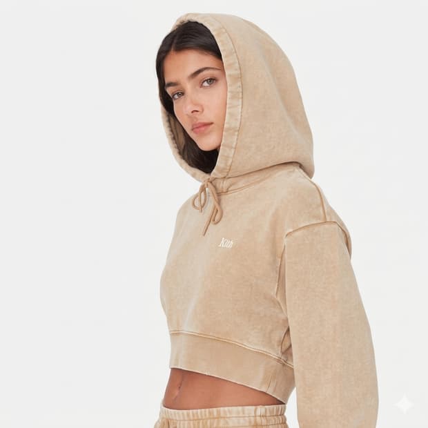 KITH Alexa cropped hoodie 키스 크롭 후디 XS