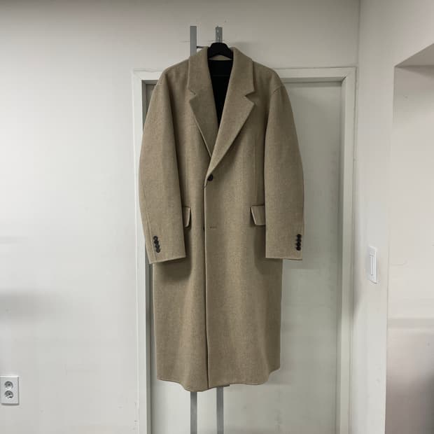 21F/W 솔리드옴므 트윌 코트 베이지 48