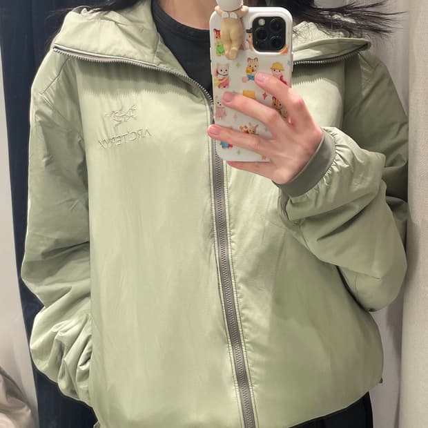 L사이즈) 아크테릭스 아톰 후디 클로리스 AJOSMX7487