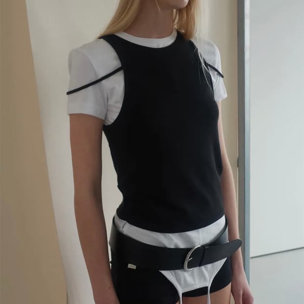 세릭 Both side string top