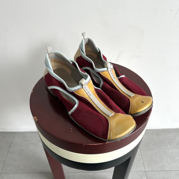 프라다 스포츠 초기 2000SS 스퀘어토 슬립온