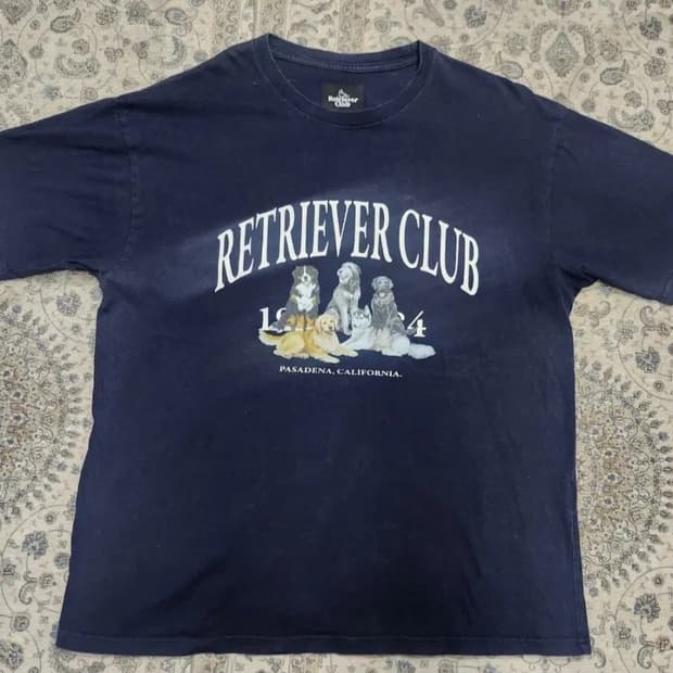 Retriever Club 리트리버 클럽 네이비 반팔티 (103-107)