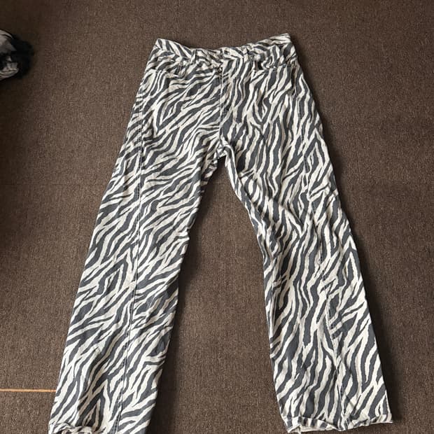 웨스켄 지브라 데님 팬츠 2사이즈