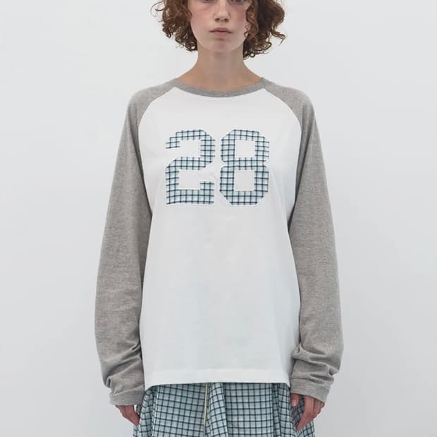 엔조블루스 롱슬리브 믹스 패치 박시 Lst (White)