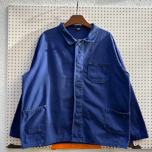 (BIGSIZE)OLD VINTAGE HBT FRENCH 프렌치워크자켓