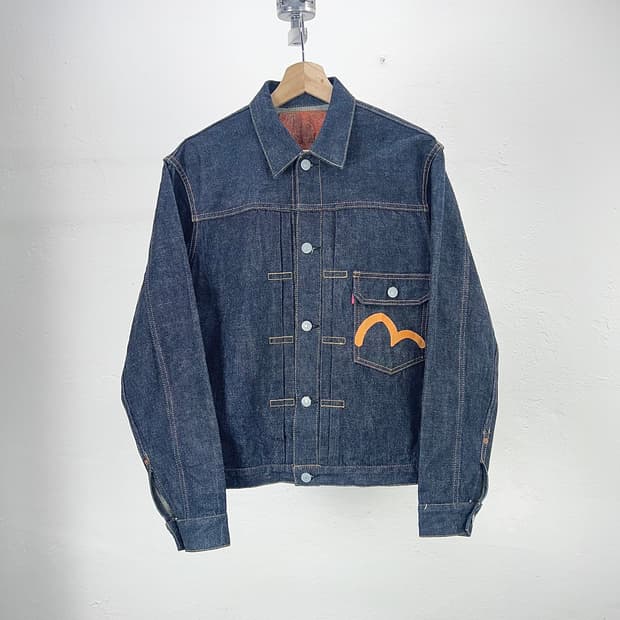 90s 에비수 LOT 1506 퍼스트 타입 셀비지 지쟌 