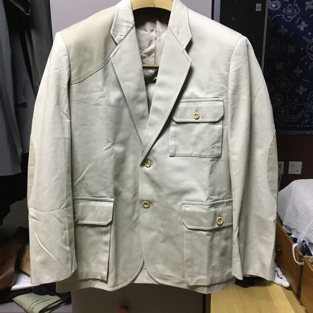 80's 꼼데가르송 옴므 패치워크 자켓