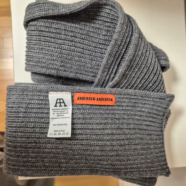 안데르센안데르센 머플러 목도리 그레이