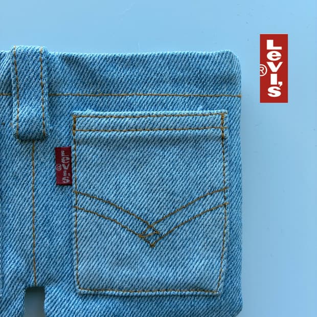 Levi's demin wallet (handmade)