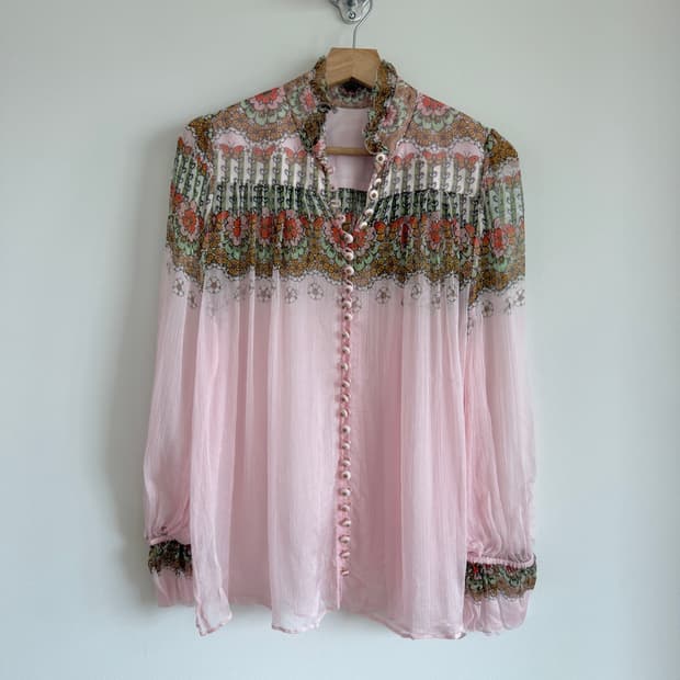 Pre owned 실키 블라우스