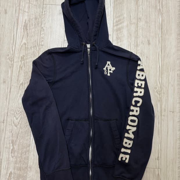 아베크롬비 후드집업 네이비 L