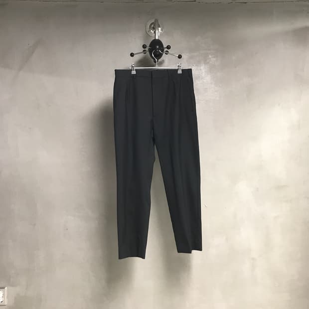 폴로 랄프로렌 블랙 원턱 슬랙스 40
