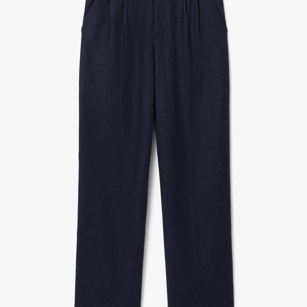 라코스테 스트레이트 핏 울 펜츠