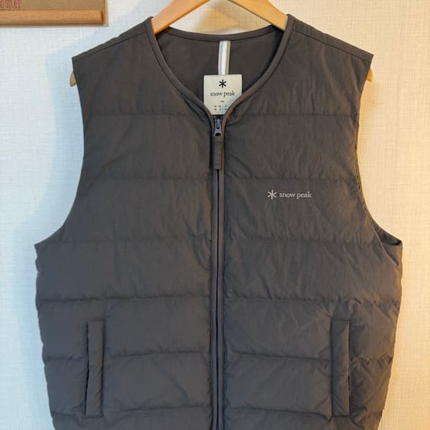 [L]스노우피크 경량 패딩 조끼