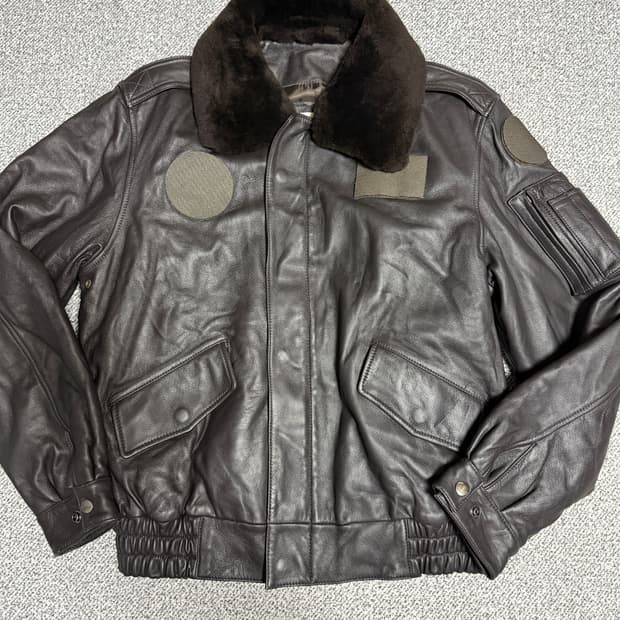육군 조종사용 리얼레더 A-2 가죽자켓 100 새상품 데드스탁