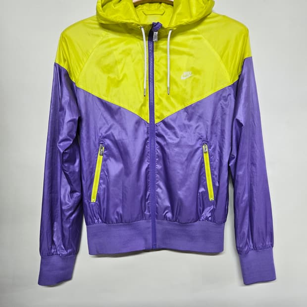 나이키 바람막이 옐로우/퍼플 여성용M